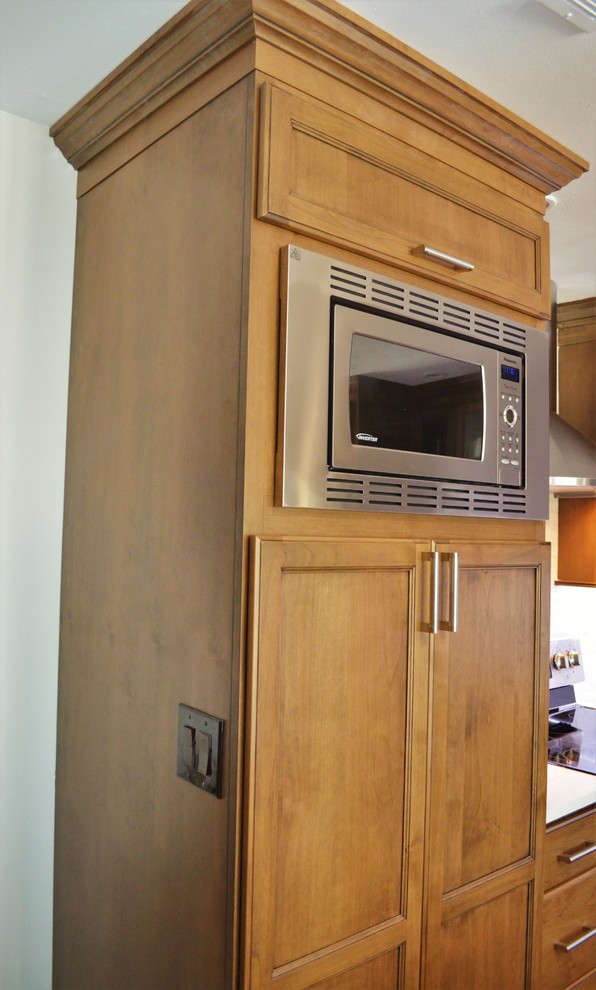 Transitional home design photo in Chicago