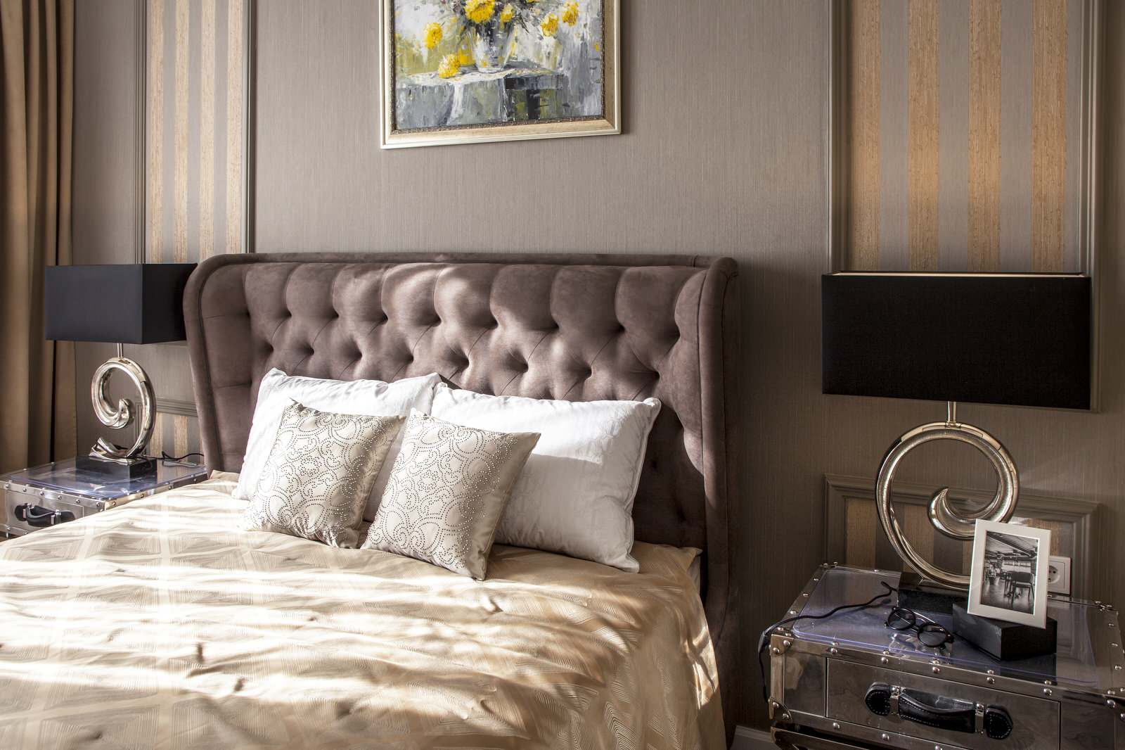 Помпезный Арт-деко в квартире на Нагатинской