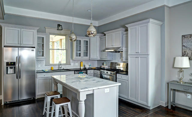 Queen Anne Bungalow Resurrection american-traditional-kitchen