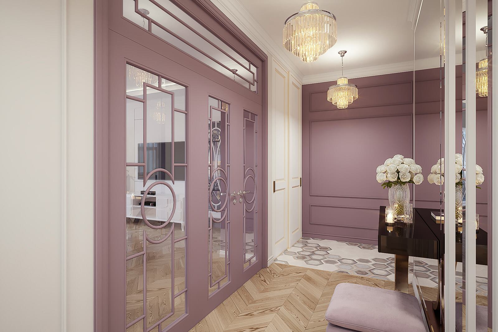 Дизайн квартиры 120 кв.м. в ЖК Донской Олимп: коридор