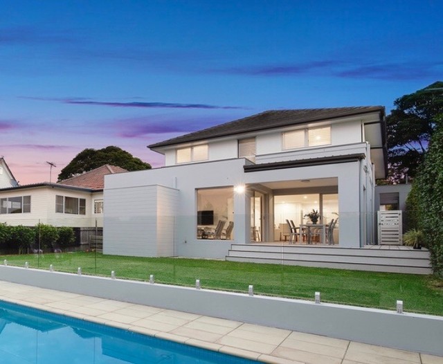 Custom Hardie Deck modern-deck