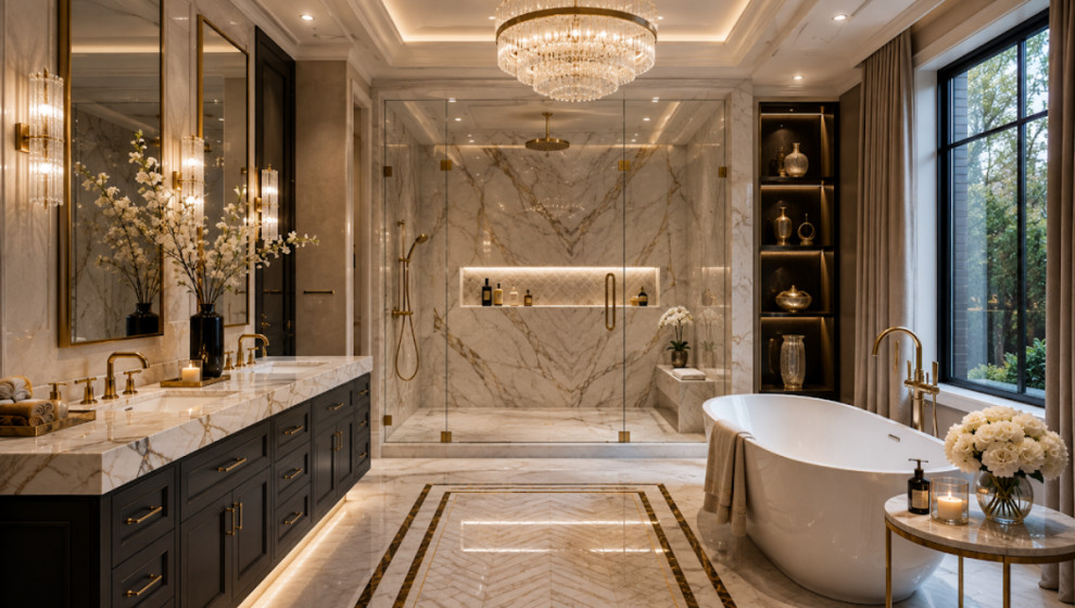 luxury bathroom renovation Illinois