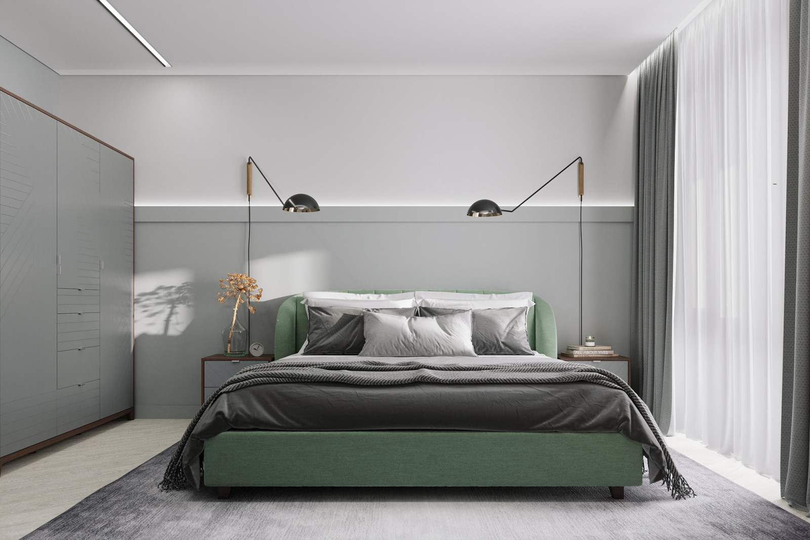 Спальня, ракурс 1