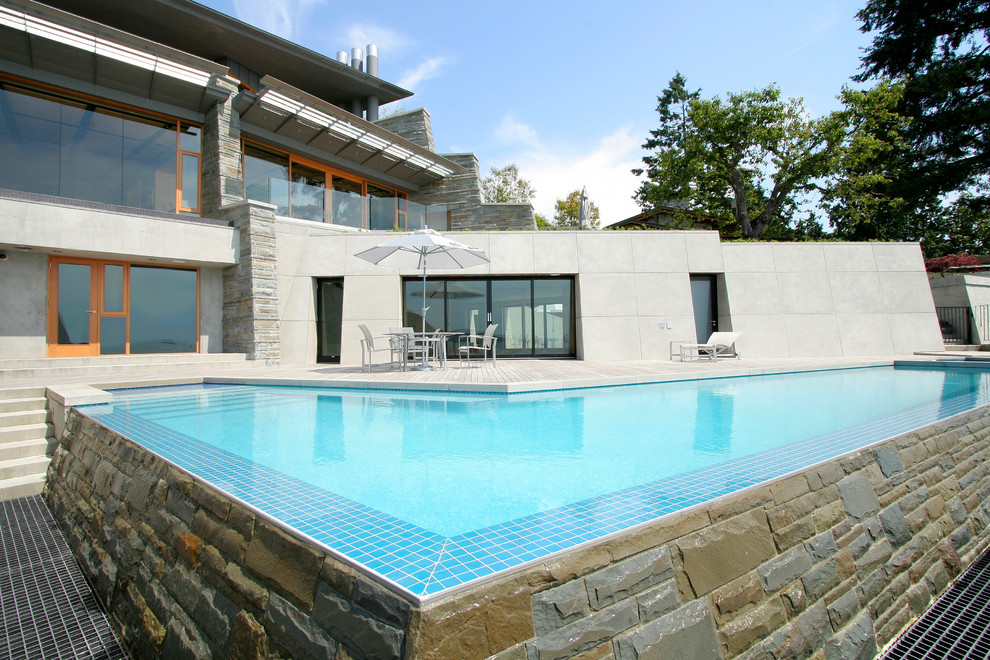 Design ideas for an infinity pool in Vancouver.