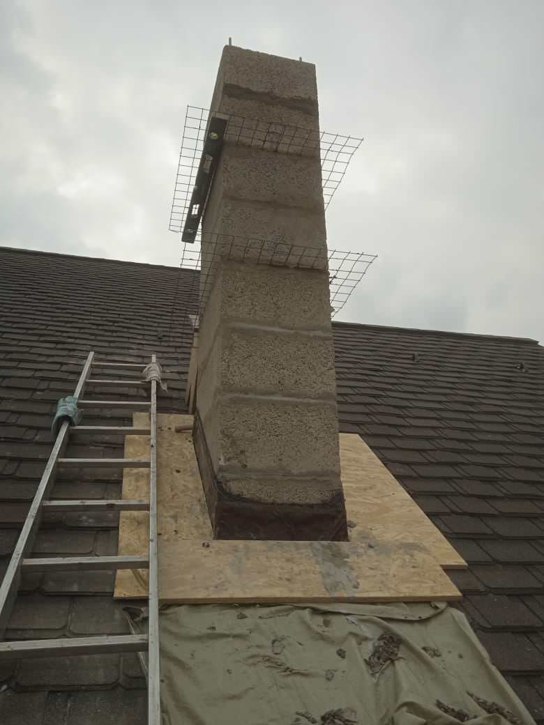 Монтаж керамических дымоходов