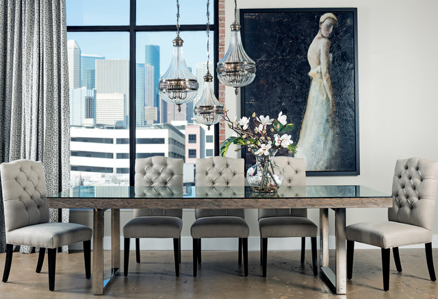 Uptown Girl Henley Dining Table Contemporary Dining Room