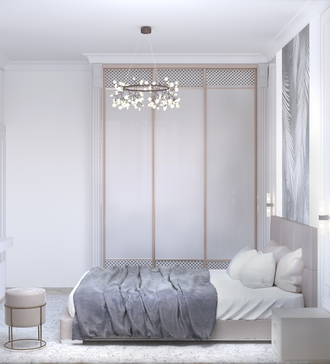 Дизайн частного дома в стиле неоклассика с элементами арт-дэко