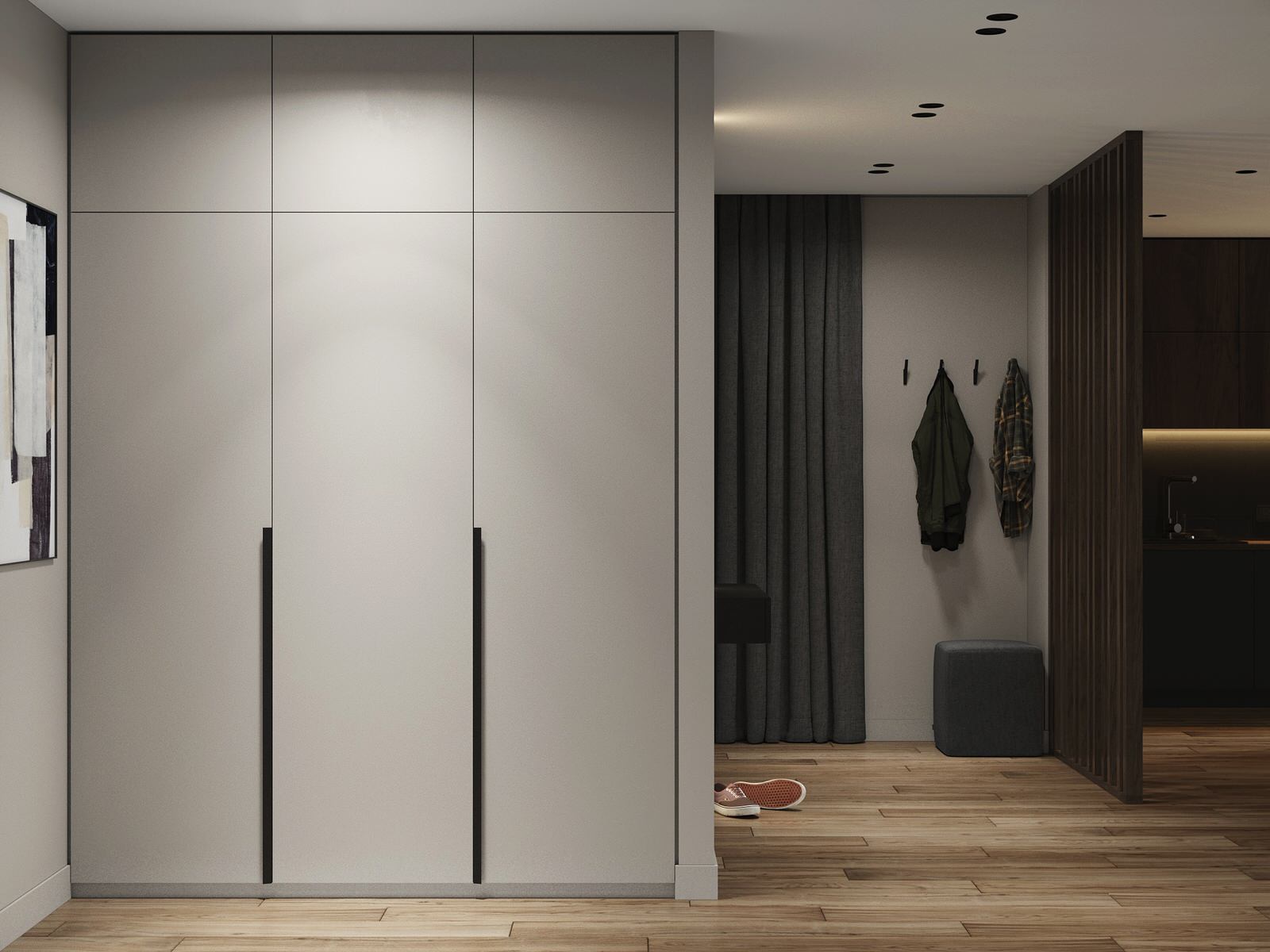 Темная квартира на севере города