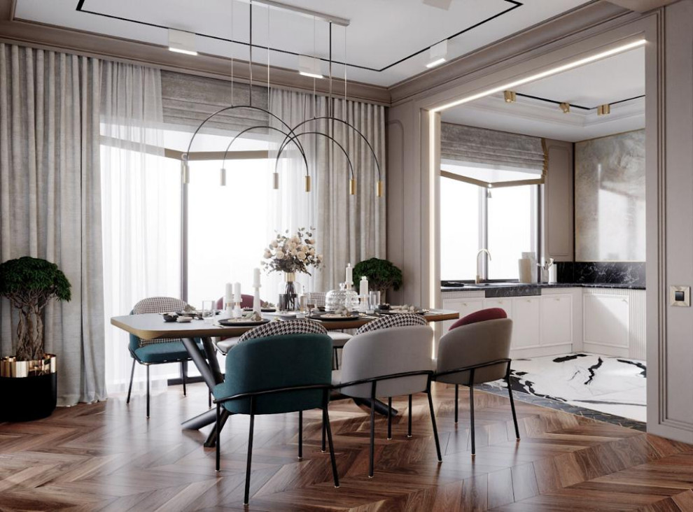 Частный интерьер таунхаус