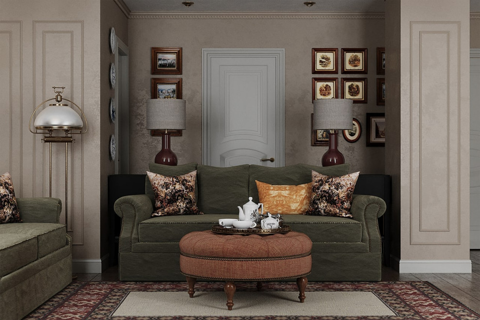 Квартира с намёком на классику на ул. Батальонная