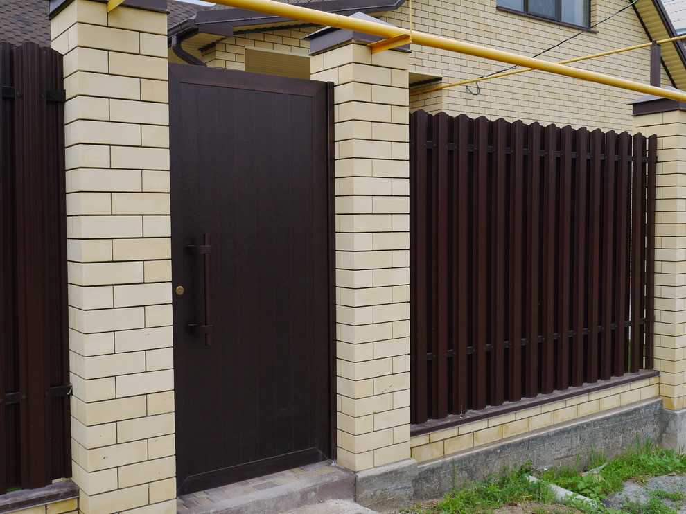 Алюминиевые ворота распашные и алюминиевая калитка