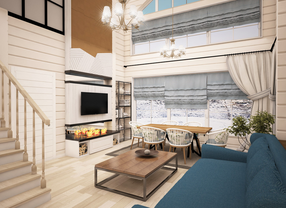 Интерьер загородного дома в с.Курба