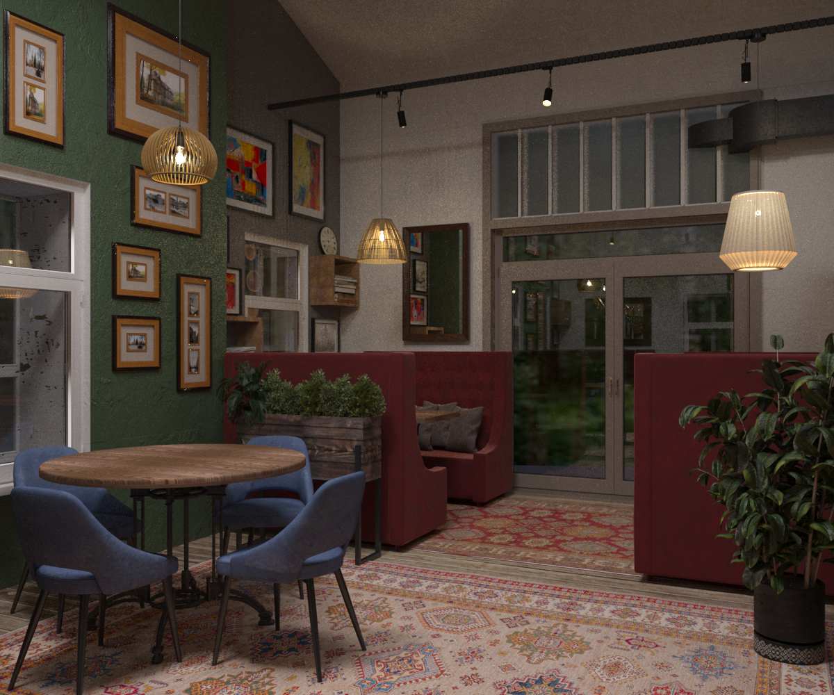 кафе ДЫМ в Шуваловском парке