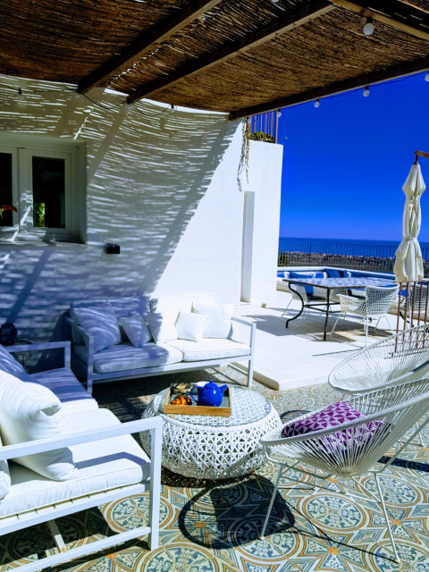 Casa Ibicenca en Denia mediterraneo-portico