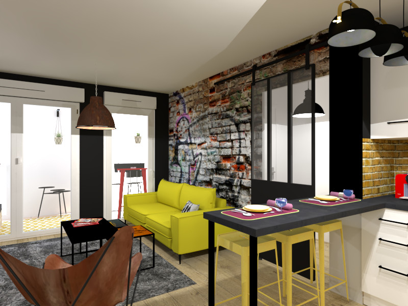 vue 3D salon