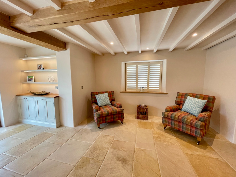 Walnut top Island kitchen