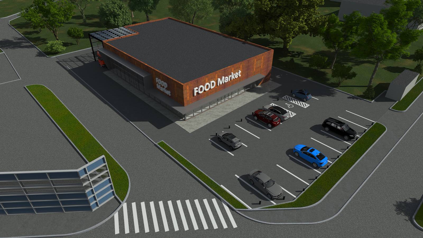 Эскизный проект торгового центра в г.Жуковский