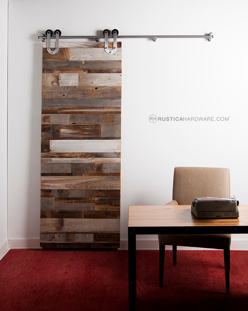 Reclaimed Barn Wood Horizontal Slat Barn Door Rustic Salt Lake