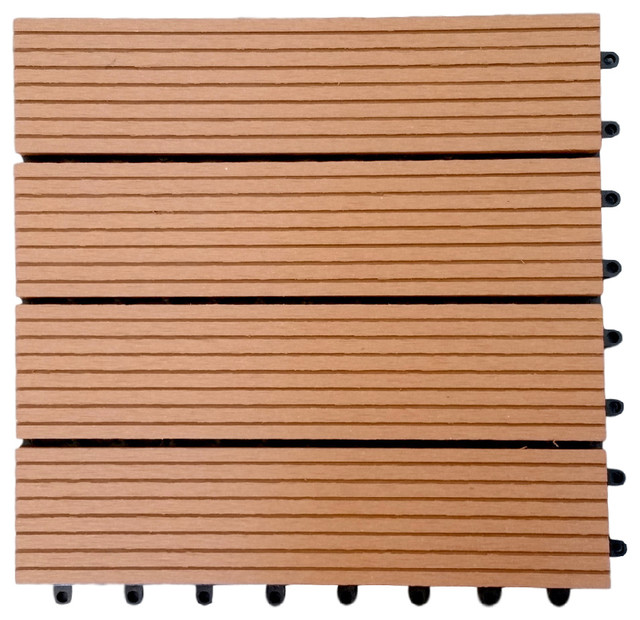 12 X12 Metawood Deck Tiles Composite Teak Snap To Install Box Of 12 X12 Metawood Deck Tiles Composite Teak Snap To Install Box Of 11 Traditional And Planks By Vifah