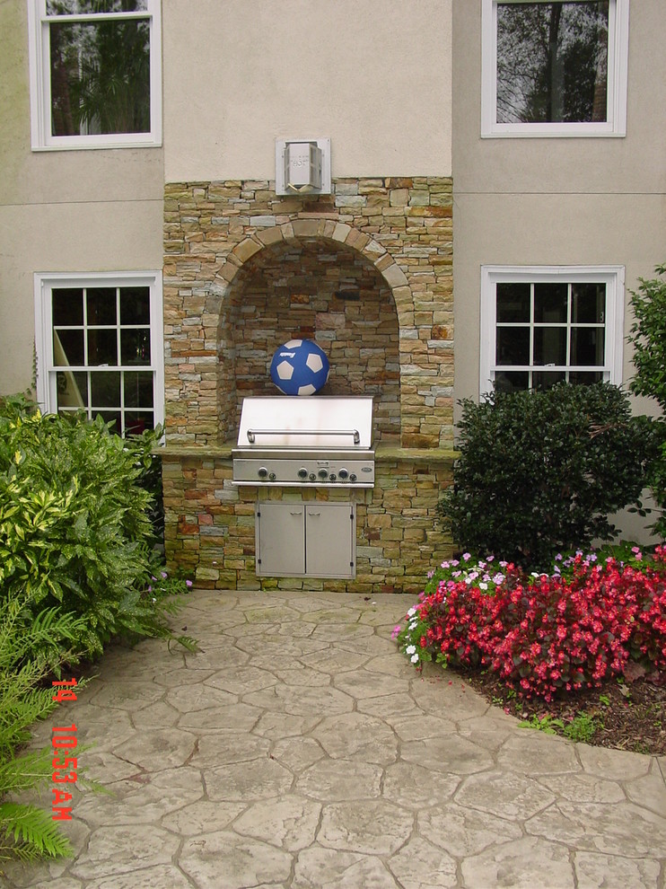 Trendy home design photo in Atlanta