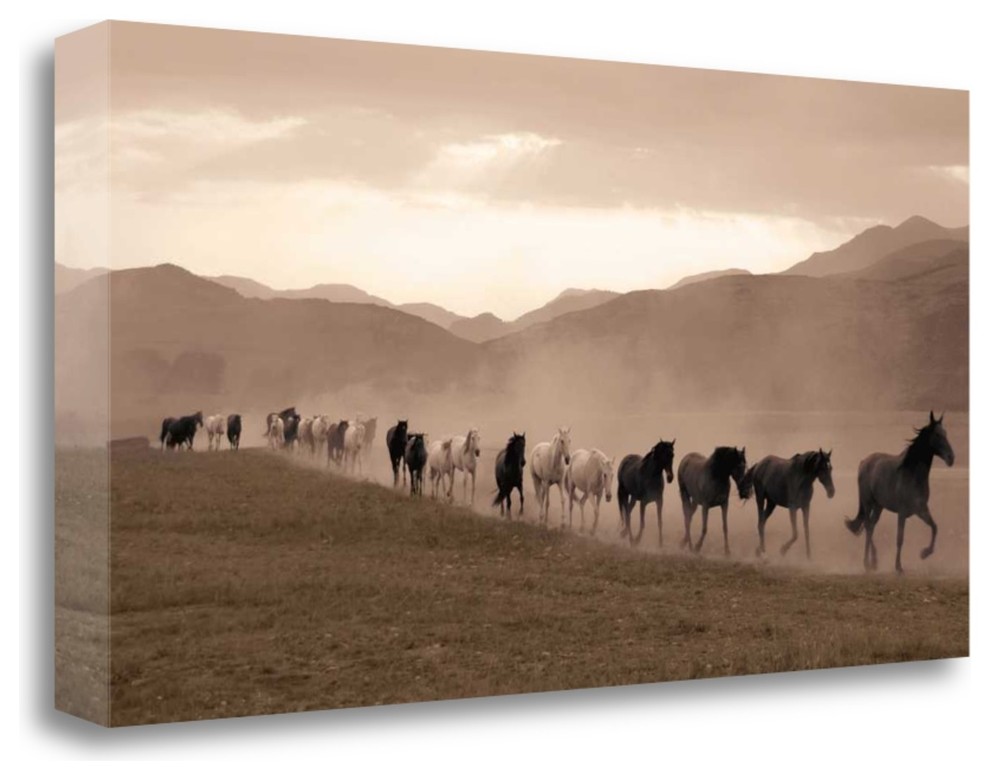 "Moving Forward" By Jorge Llovet, Giclee Print on Gallery Wrap Canvas