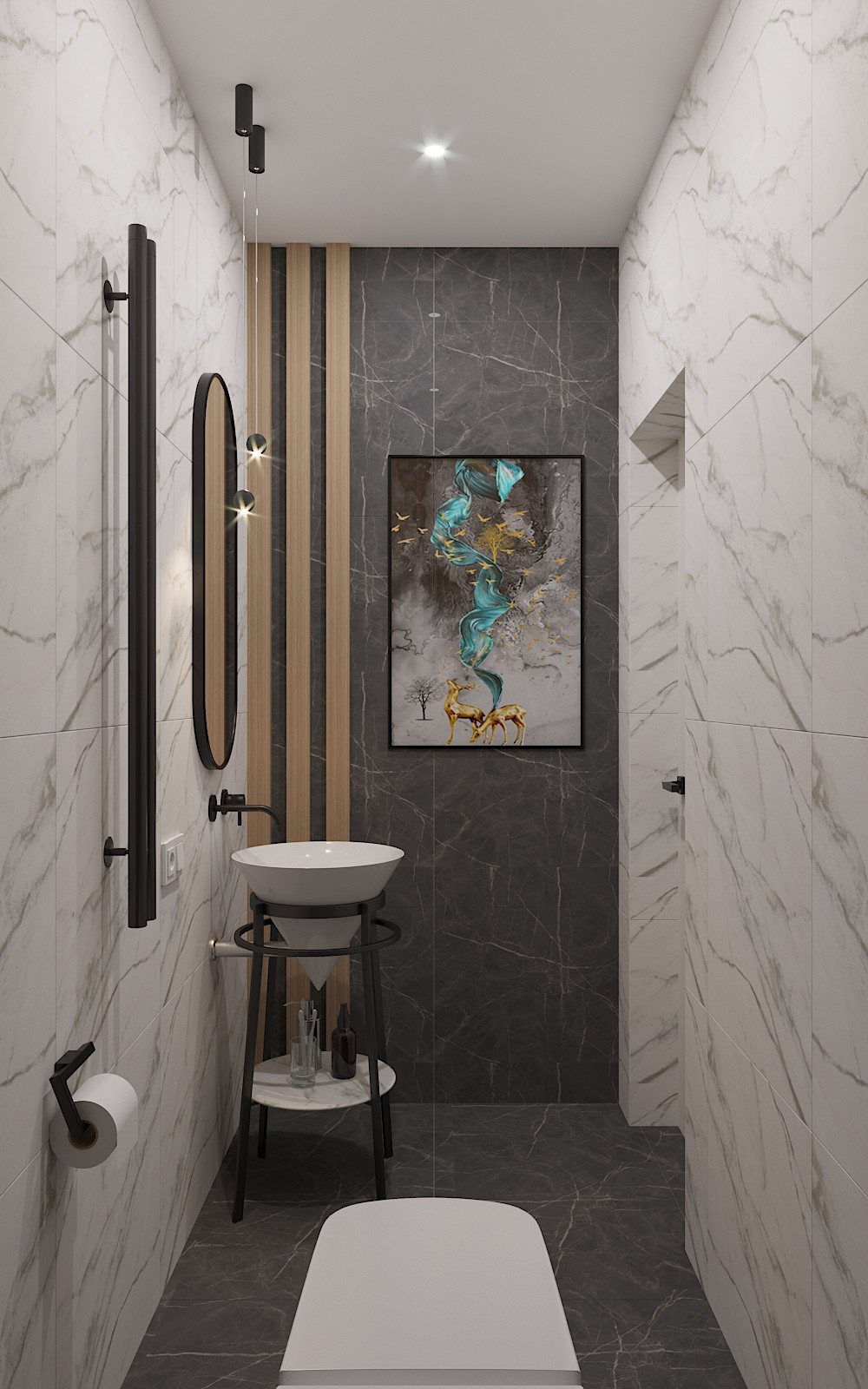 Дизайн-проект квартиры, площадью 126,2 м2