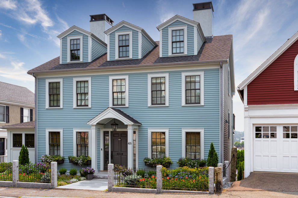 This is an example of a classic house exterior in Boston.