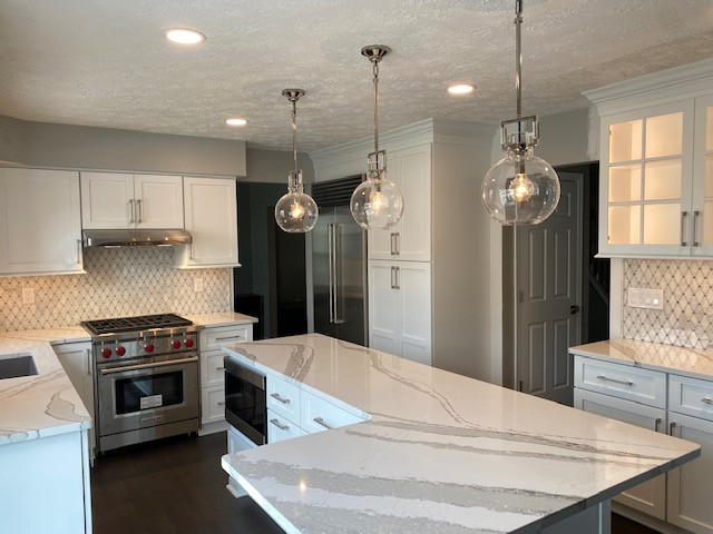 Transitional Updated White & Gray Kitchen