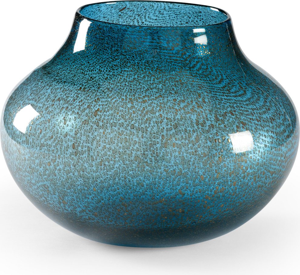 Turquoise Bubble Vase, Turquoise, Small