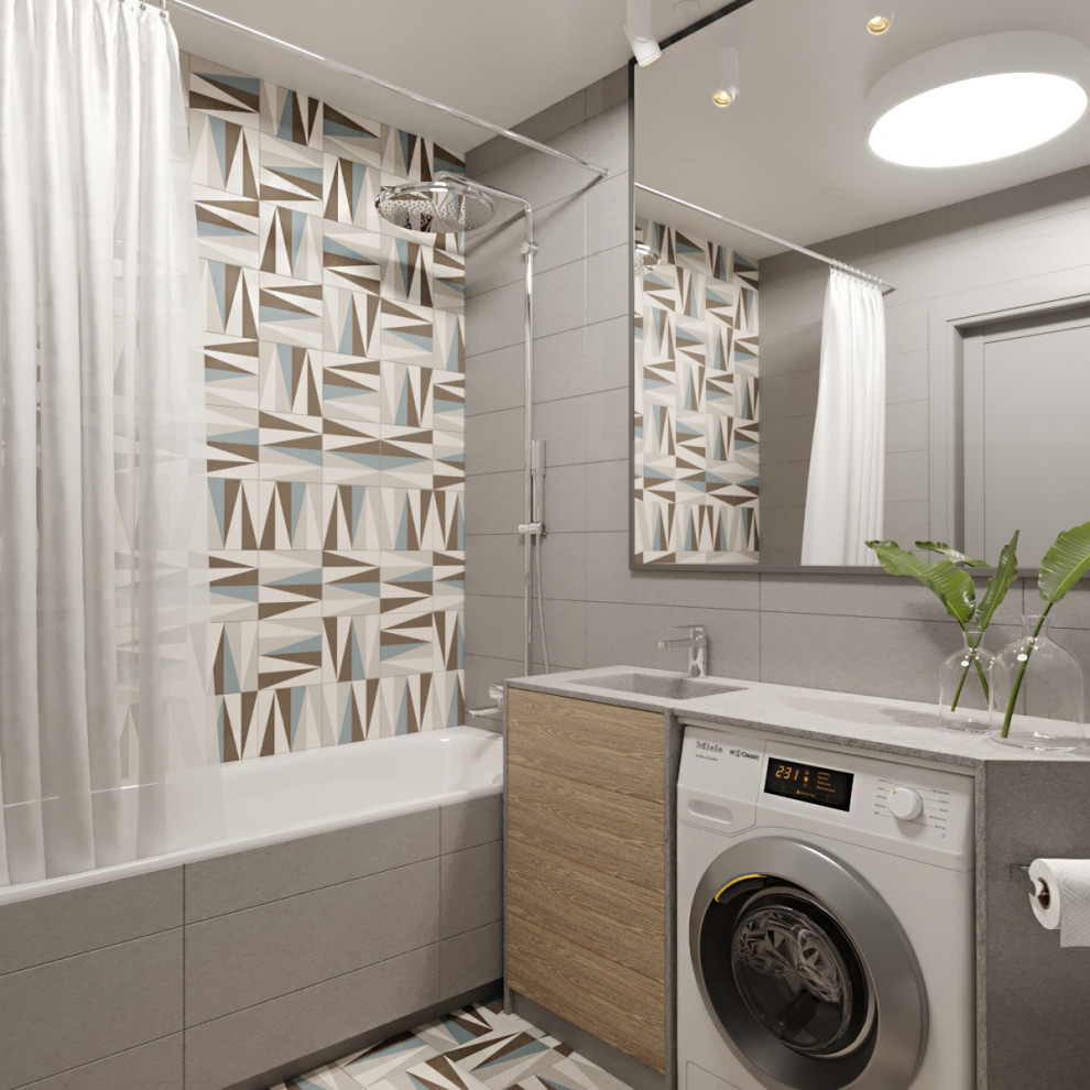 Сканди в сером