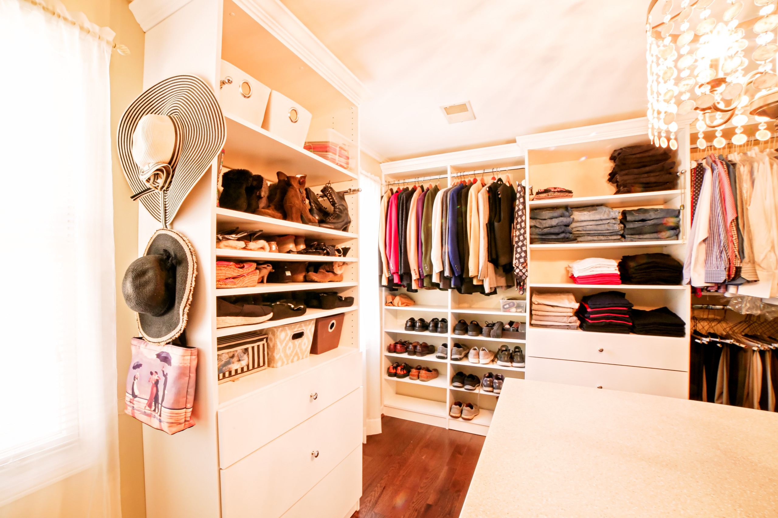 Bedroom turned closet