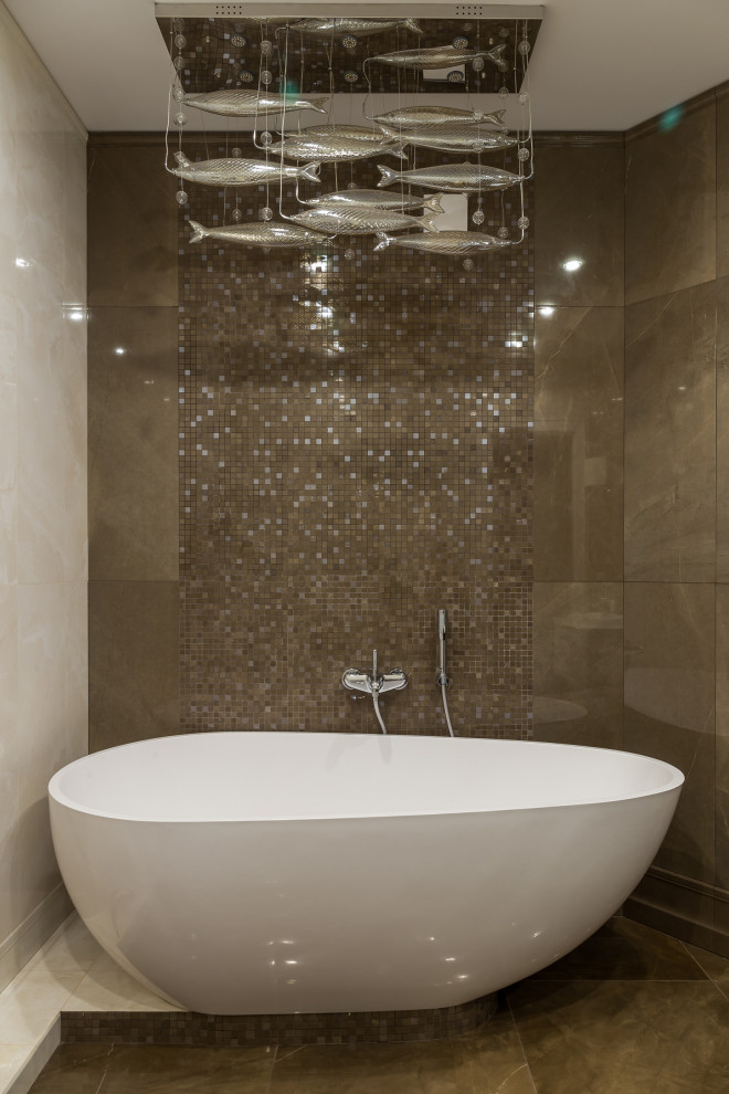 Квартира с сочными акцентами в Неоклассике