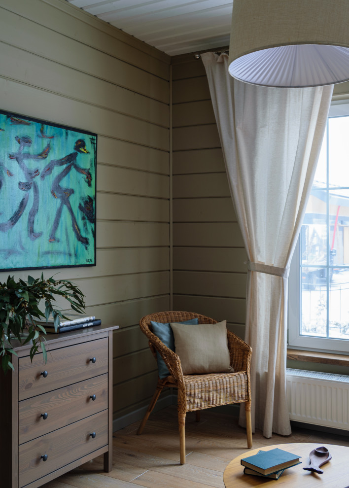 Уютный дом в скандинавском стиле с нотками английской классики