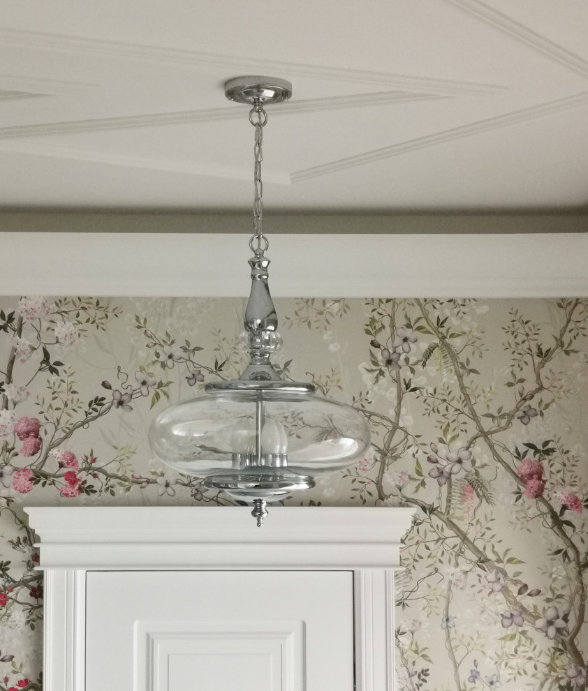 Кухня в сиреневой дымке