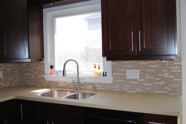 Kitchen Countertop And Backsplash Modern Kitchen Toronto