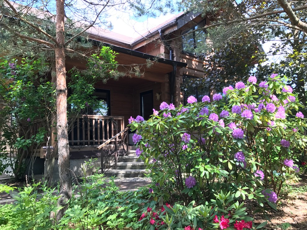 Буйство красочных форм в осеннем саду