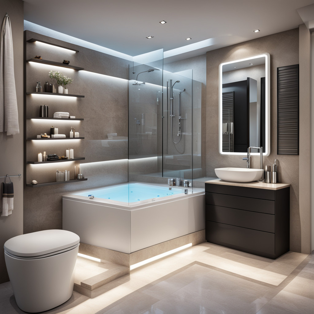 Ванная комната созданная ИИ