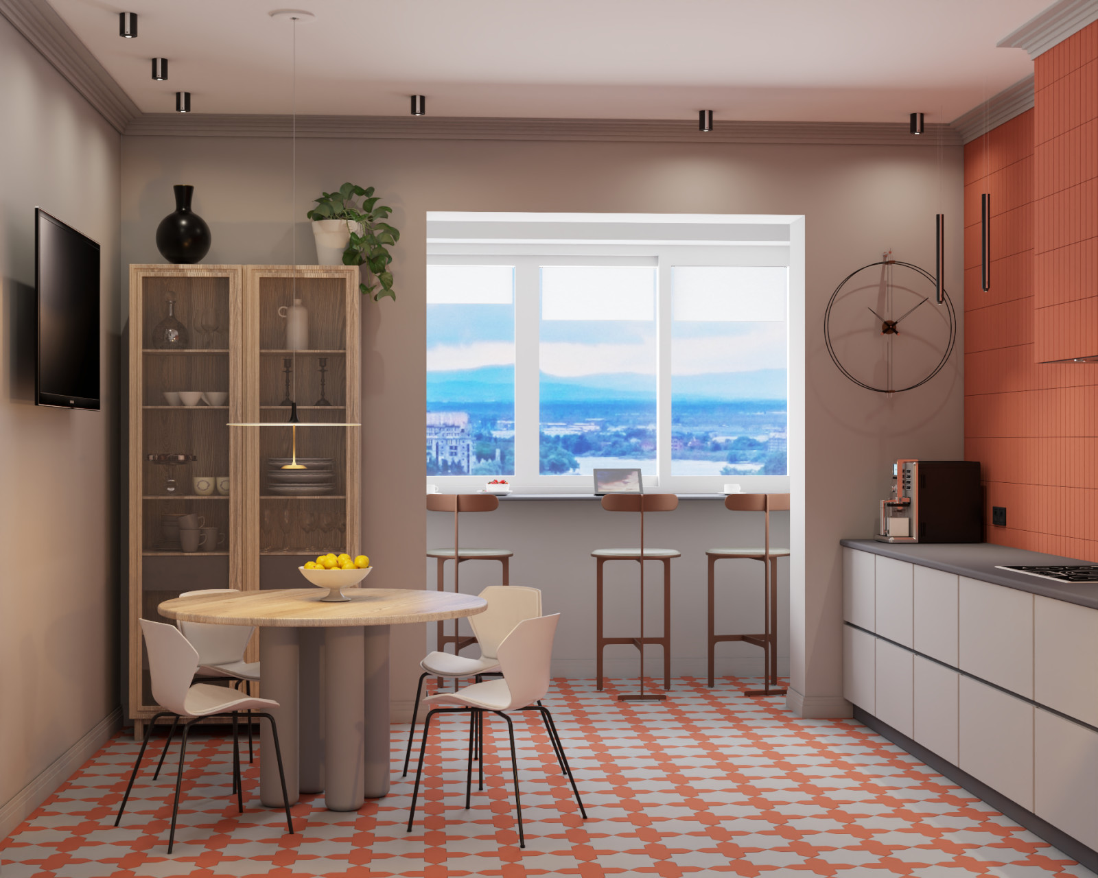 Проект кухни в Сочи 18 кв м