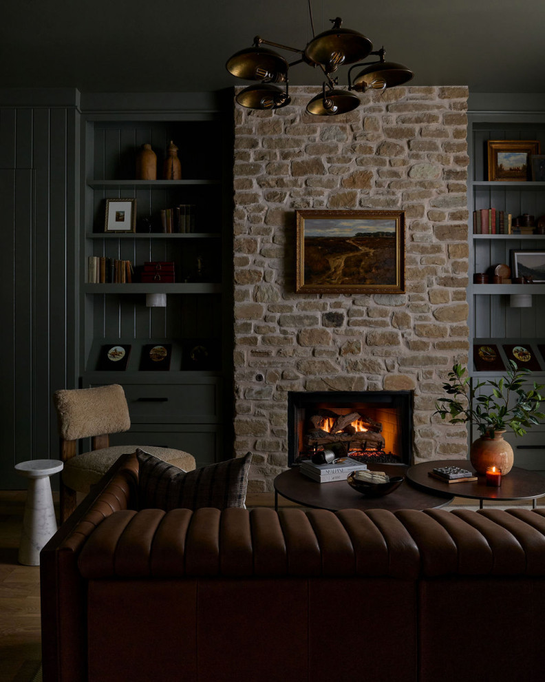 Inspiration for a cottage home office remodel in Oklahoma City