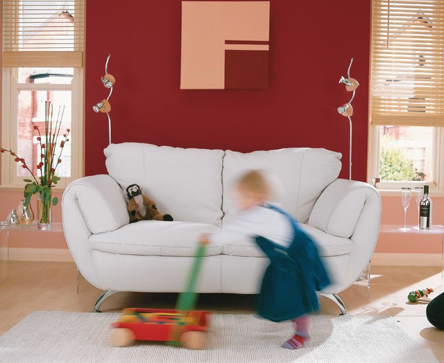 Living style; reds contemporary-vardagsrum