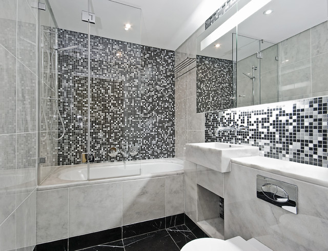 Modern Minimalist Bathroom-West Hollywood modern-badrum