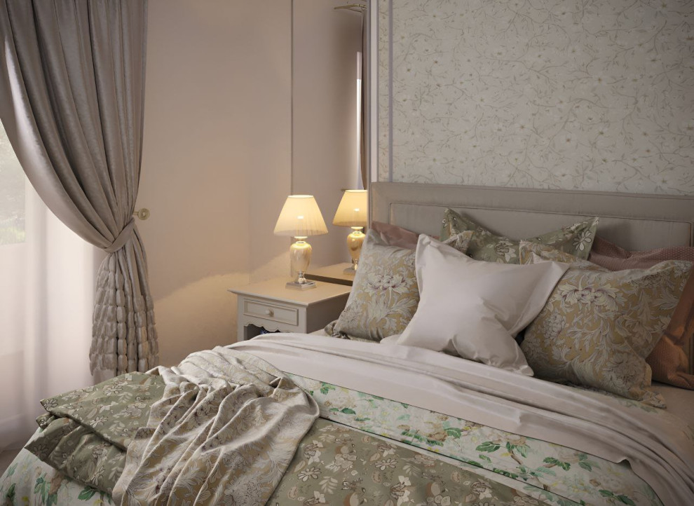 Современный французский стиль с элементами "Туаль-де-жуи"