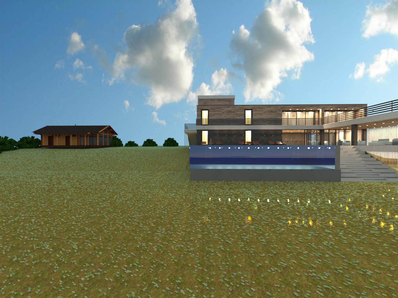 Вилла с бассейном