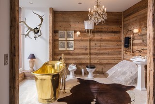 Badezimmer im Chalet Stil - Rustikal - Badezimmer - München - von