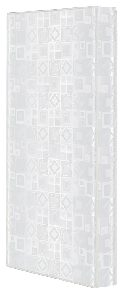 Dream On Me, 5" Foam Crib & Toddler Bed Standard Mattress, White