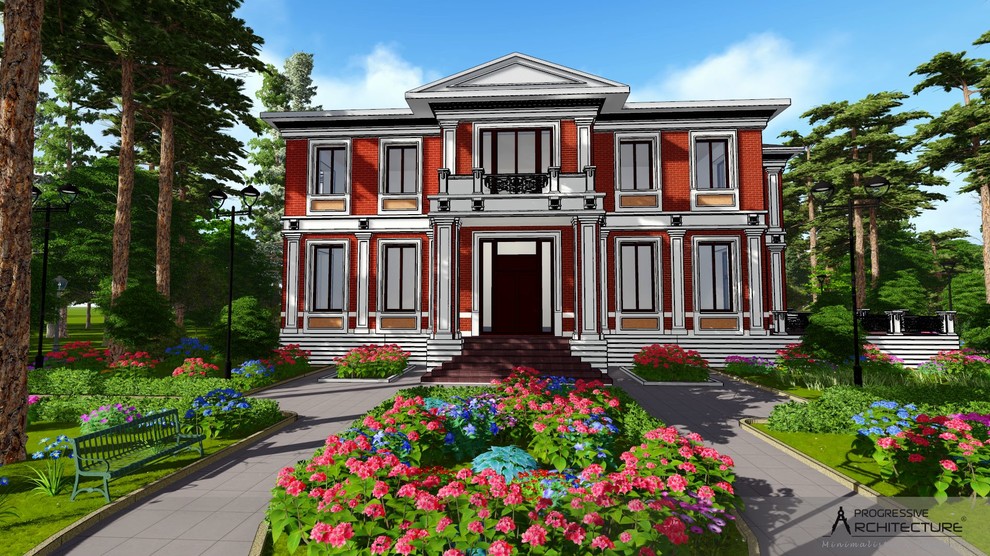 Загородный дом в классическом стиле