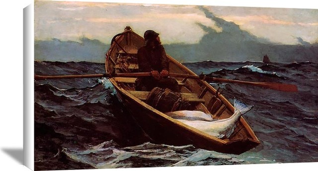 Gloucester Harbor by Winslow Homer Giclee Canvas Print Repro
