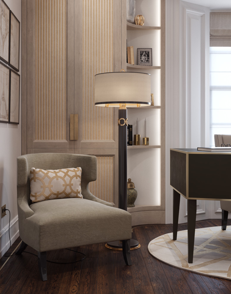 Home office in a residential house