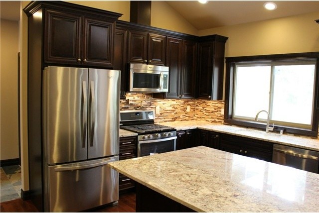 Inspiration for a transitional kitchen remodel in Seattle