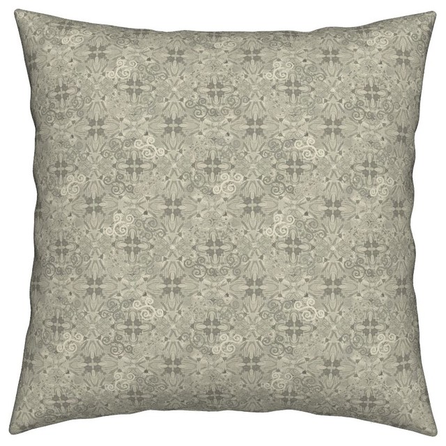 Cupcake Coral Lavender Lavendar Purple Peach Throw Pillow